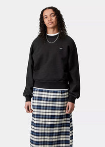 Carhartt WIP I034677 W' Ingo black garment dyed sweat