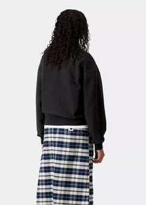 Carhartt WIP I034677 W' Ingo black garment dyed sweat