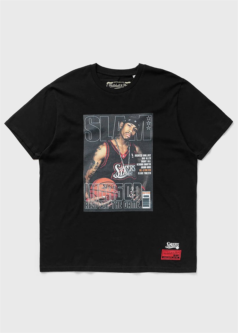MitchellL &amp; Ness NBA Slam TEE 76ERS Allen Iverson