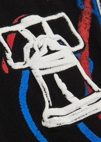 Mitchell &amp; Ness NBA Chalked Up Philadelphia 76ers Allen Iverson black tee