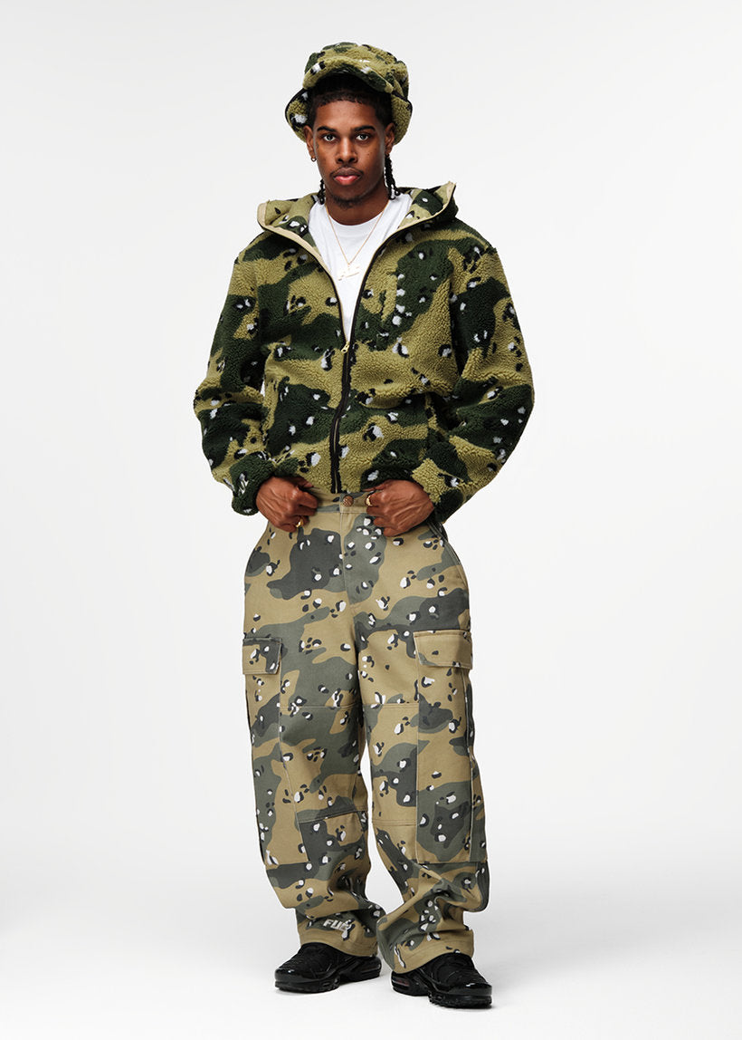 Fuc camo fleece jacket