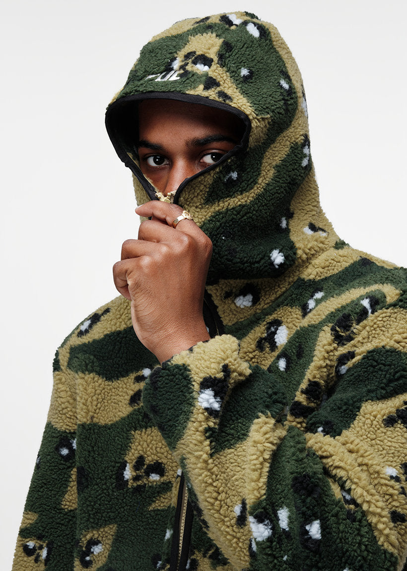FUC camo fleece jacket
