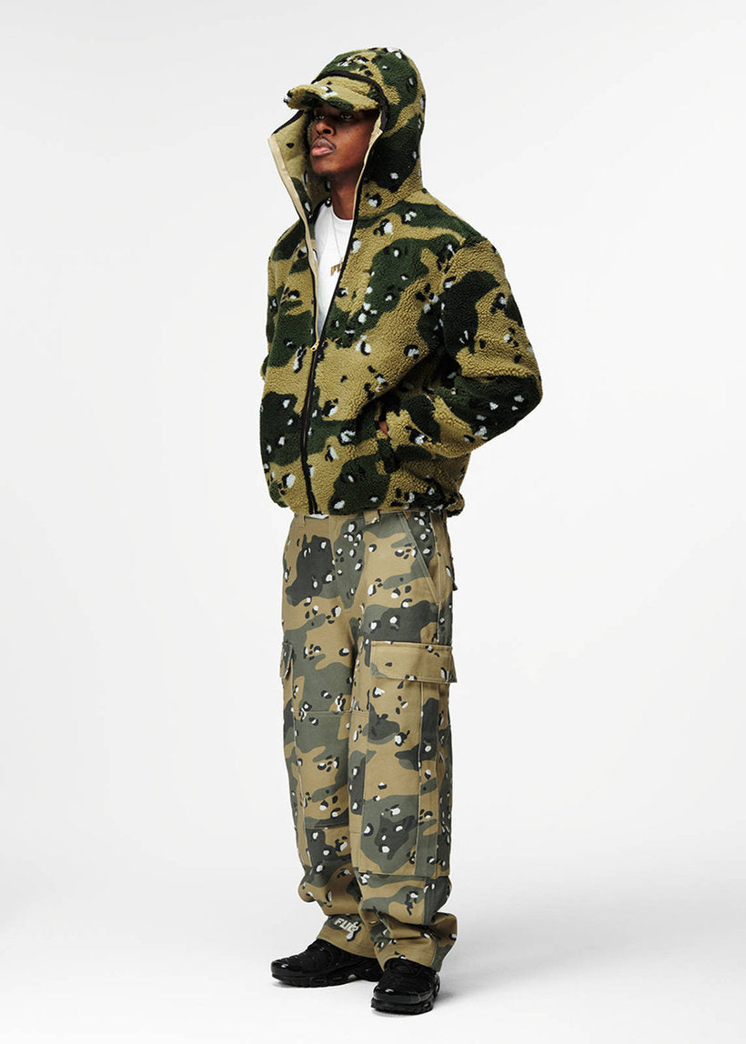 FUC camo fleece jacket