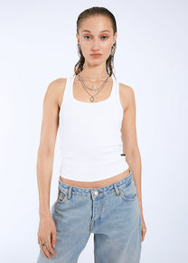 Dr Denim Nyla off white top