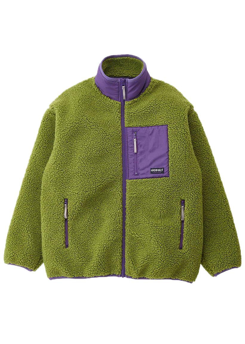 Gramicci G3FU-J061 Sherpa dusted lime jacket