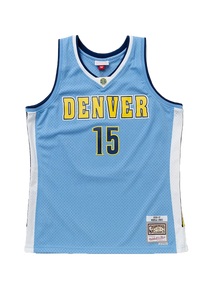 Mitchell &amp; Ness NBA Road Jersey Denver Nuggets 2016 Nikola Jokic blue