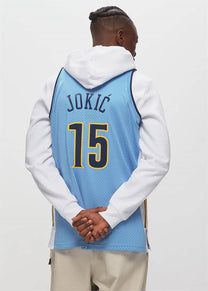 Mitchell &amp; Ness NBA Road Jersey Denver Nuggets 2016 Nikola Jokic blue