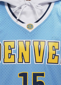 Mitchell &amp; Ness NBA Road Jersey Denver Nuggets 2016 Nikola Jokic blue