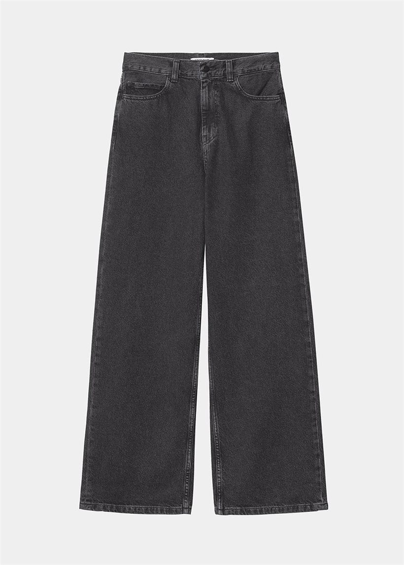 Carhartt WIP I030497 W' Jane black heavy stone wash pants