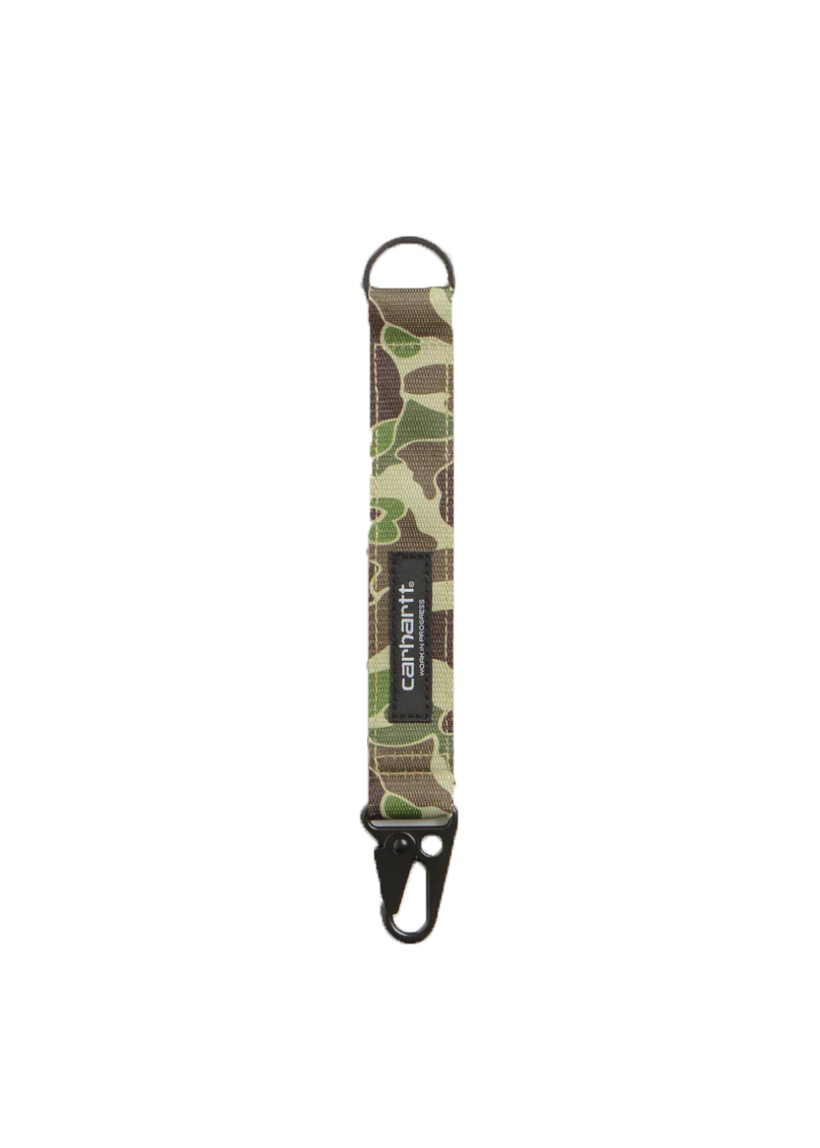 Carhartt WIP I033811 Jude camo duck jacquard/green keyholder