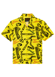 Deus Ex Machina Specter Tools canary yellow SS shirt