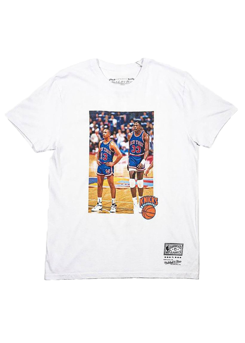 Mitchell &amp; Ness NBA Player Photo New York Knicks tee
