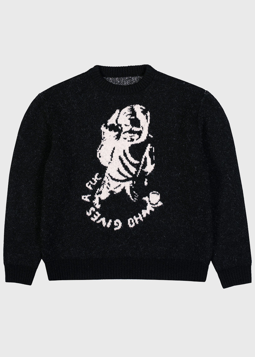 Fuc WGAF black knit