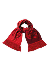 Aries Column red scarf