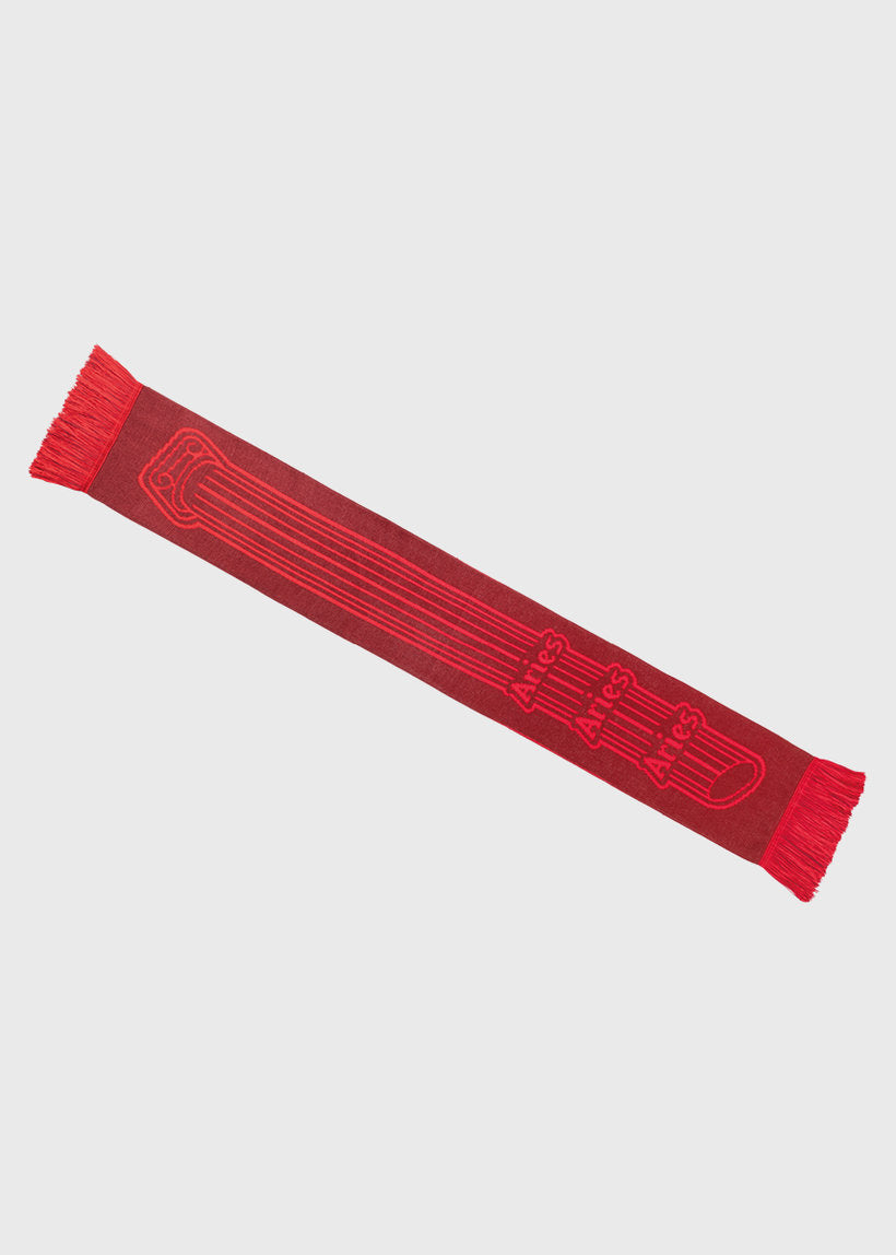 Aries Column red scarf
