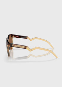 Oakley 92420752 Kylian Mbappé Signature HSTN dark amber/light curry PRIZM tungsten
