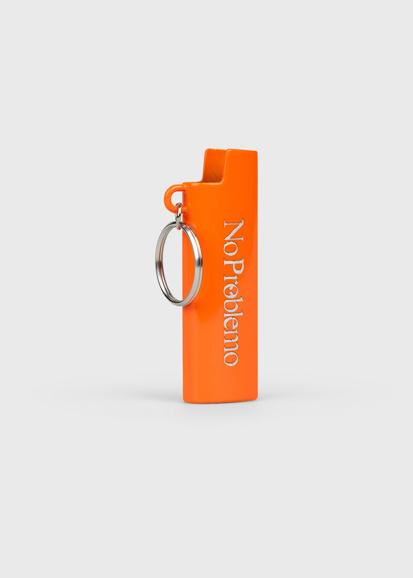 No Problemo orange lighter case