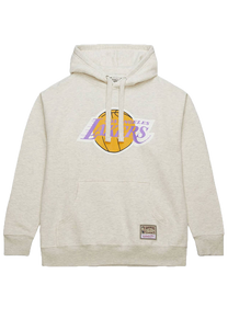 Mitchell &amp; Ness NBA Slammin Los Angeles Lakers oatmeal heather hoodie