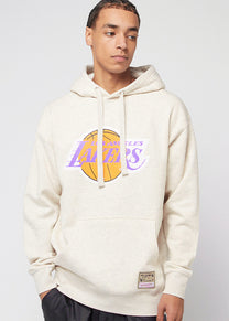 Mitchell &amp; Ness NBA Slammin Los Angeles Lakers oatmeal heather hoodie