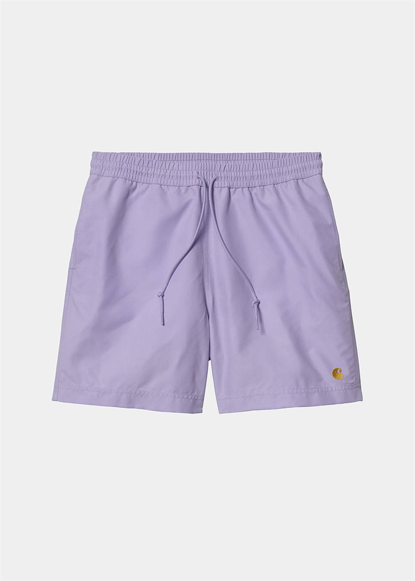 Carhartt WIP I026235 Chase lavender/gold swim trunks