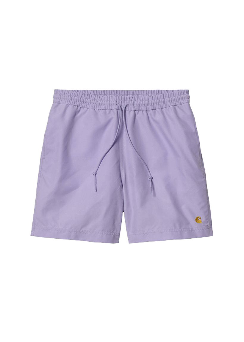 Carhartt WIP I026235 Chase lavender/gold swim trunks