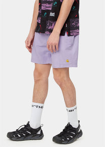 Carhartt WIP I026235 Chase lavender/gold swim trunks