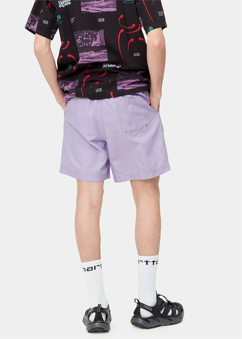 Carhartt WIP I026235 Chase lavender/gold swim trunks