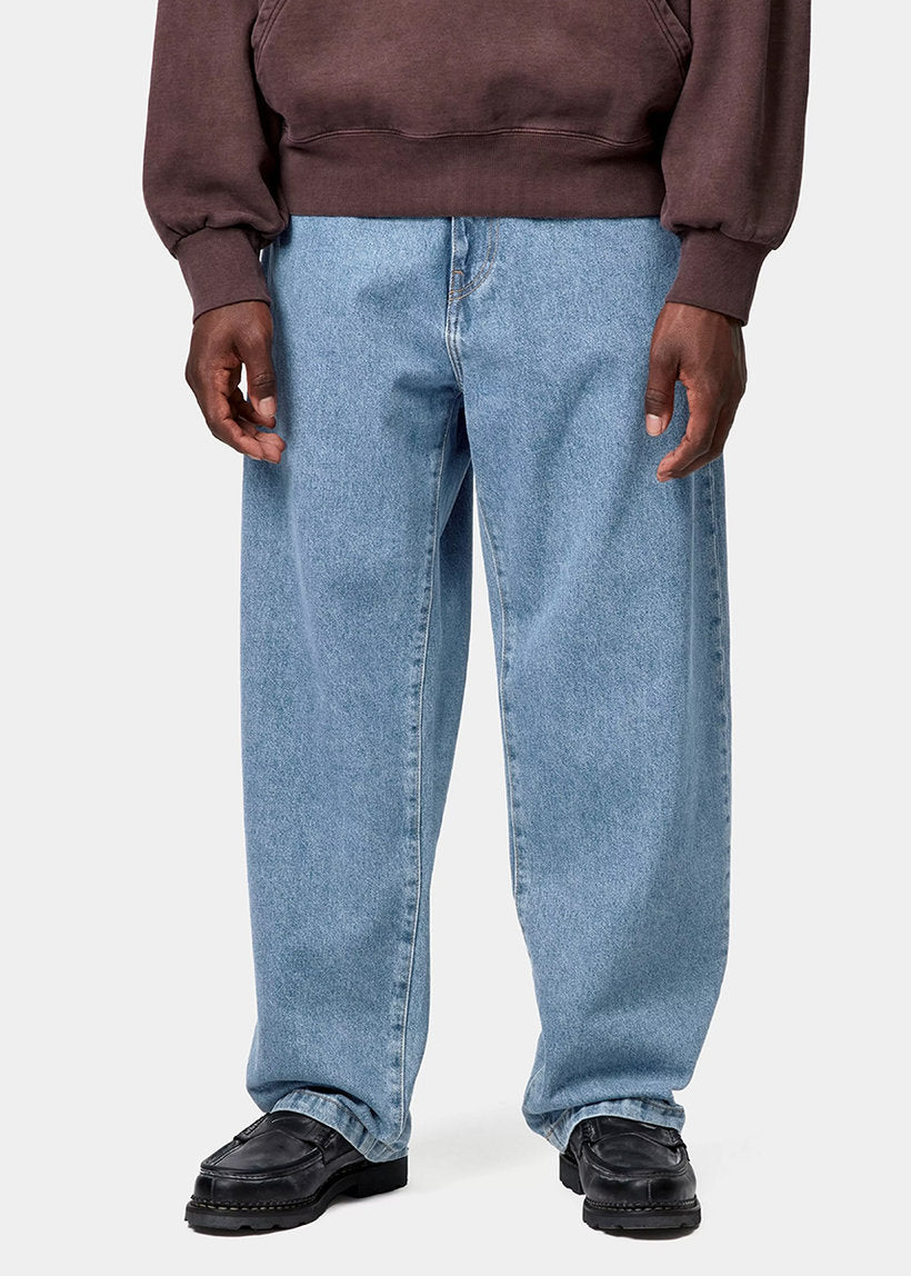 Carhartt WIP I030468 Landon blue heavy stone washed pants