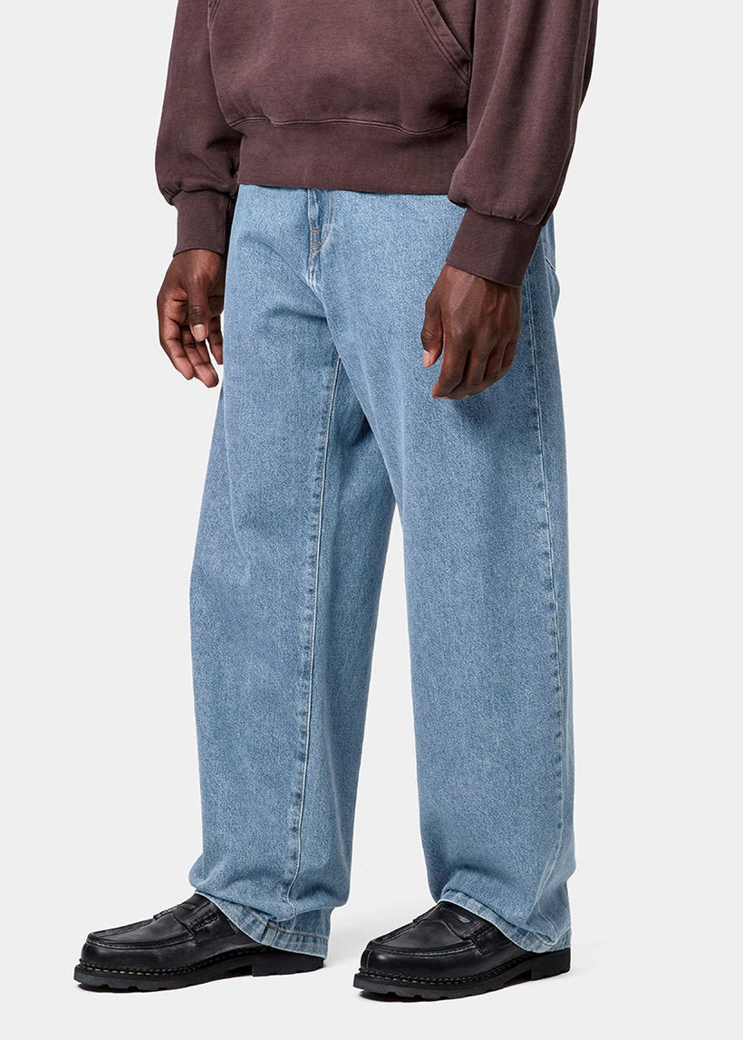 Carhartt WIP I030468 Landon blue heavy stone washed pants