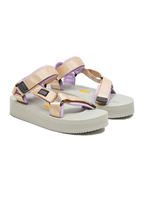 Suicoke DEPA V2 lt. beige purple sandals