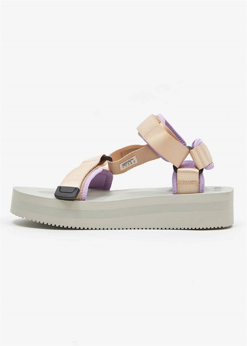 Suicoke DEPA V2 lt. beige purple sandals