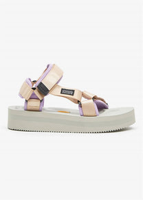 Suicoke DEPA V2 lt. beige purple sandals