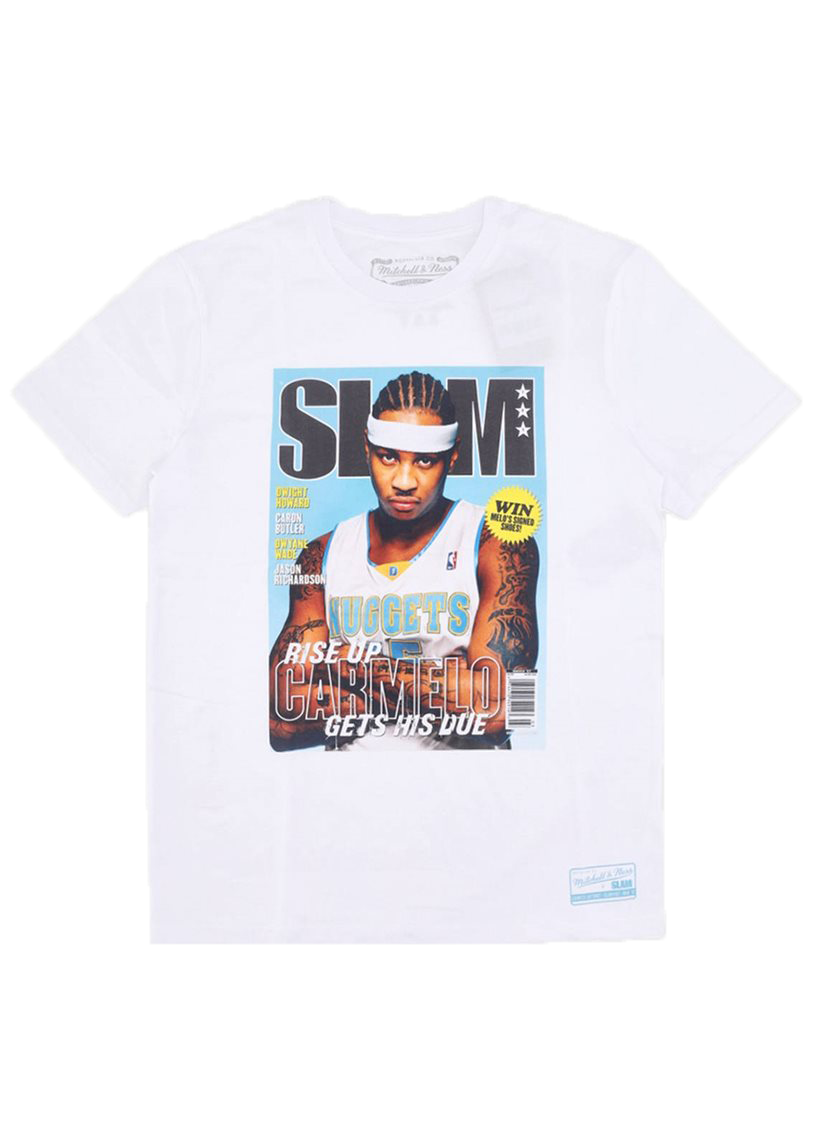 Mitchell &amp; Ness Slam Denver Nuggets Rise Up white tee