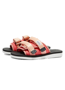 Suicoke MOTO CAB salmon black sandals