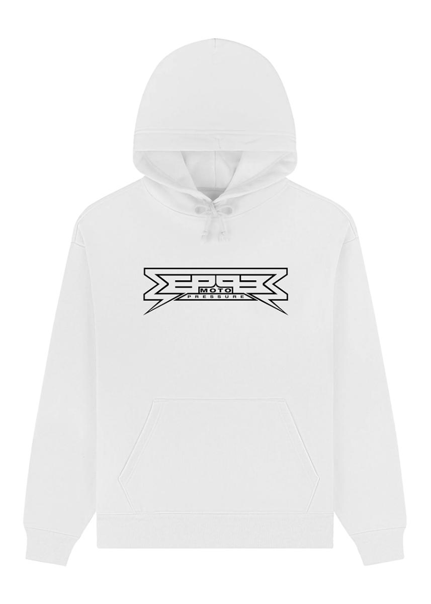 Pressure Motoserres white hoodie