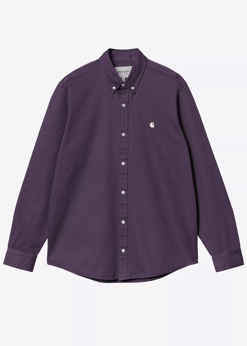 Carhartt WIP I023339 Madison lokers/wax L/S shirt