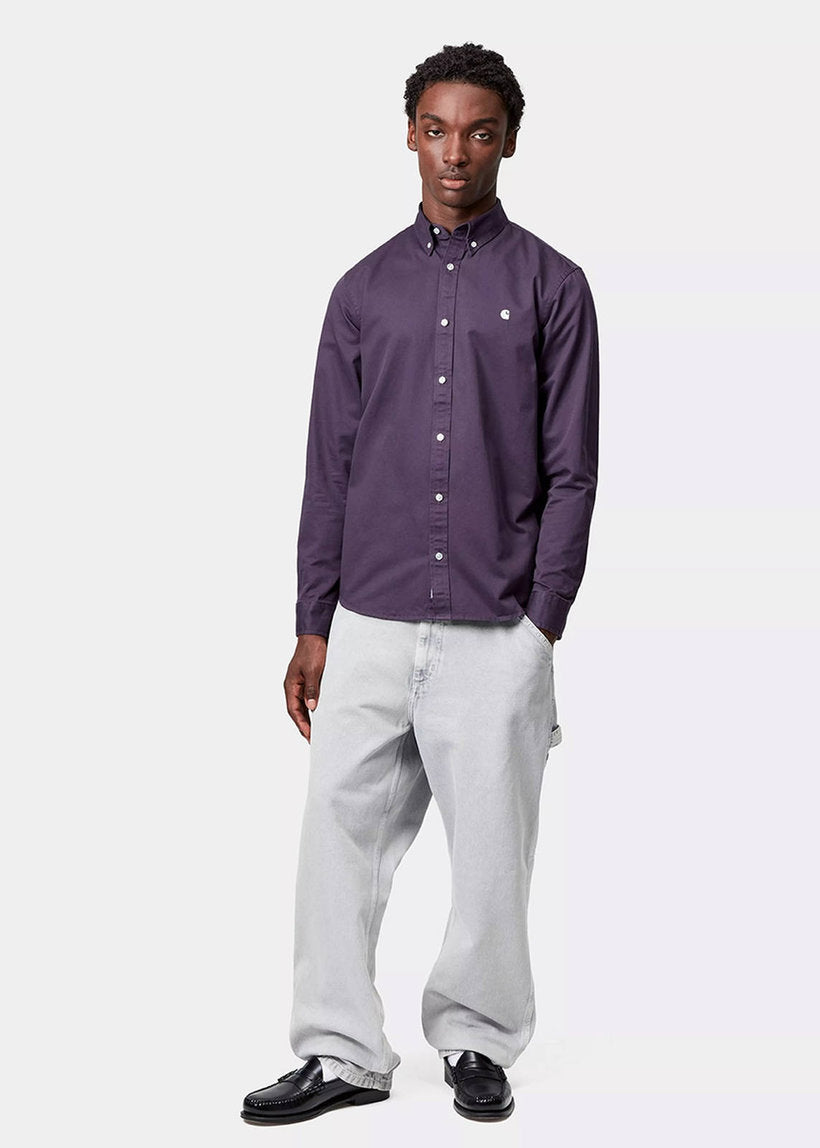 Carhartt WIP I023339 Madison lokers/wax L/S shirt