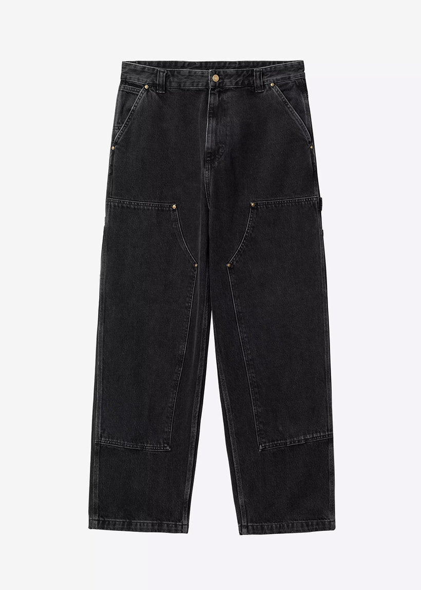 Carhartt WIP I032106 Nash Double Knee black stone washed pants