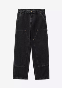 Carhartt WIP I032106 Nash Double Knee black stone washed pants