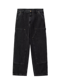 Carhartt WIP I032106 Nash Double Knee black stone washed pants