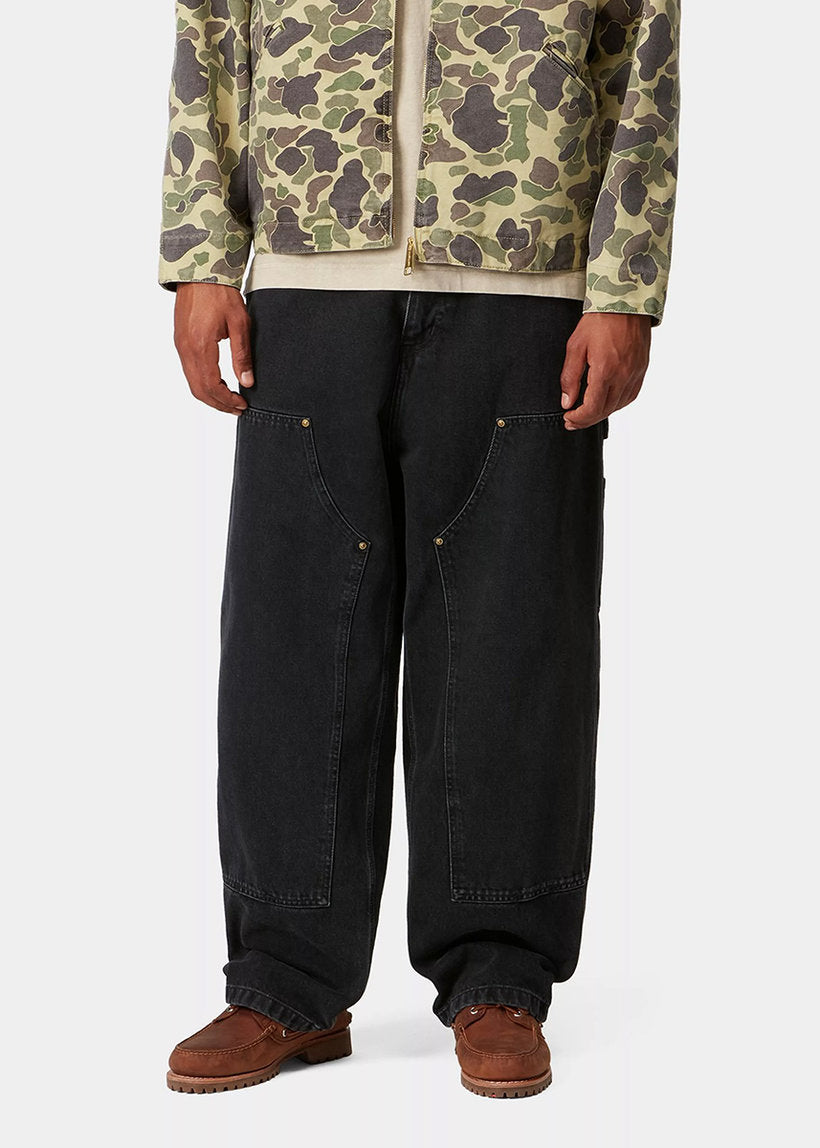 Carhartt WIP I032106 Nash Double Knee black stone washed pants