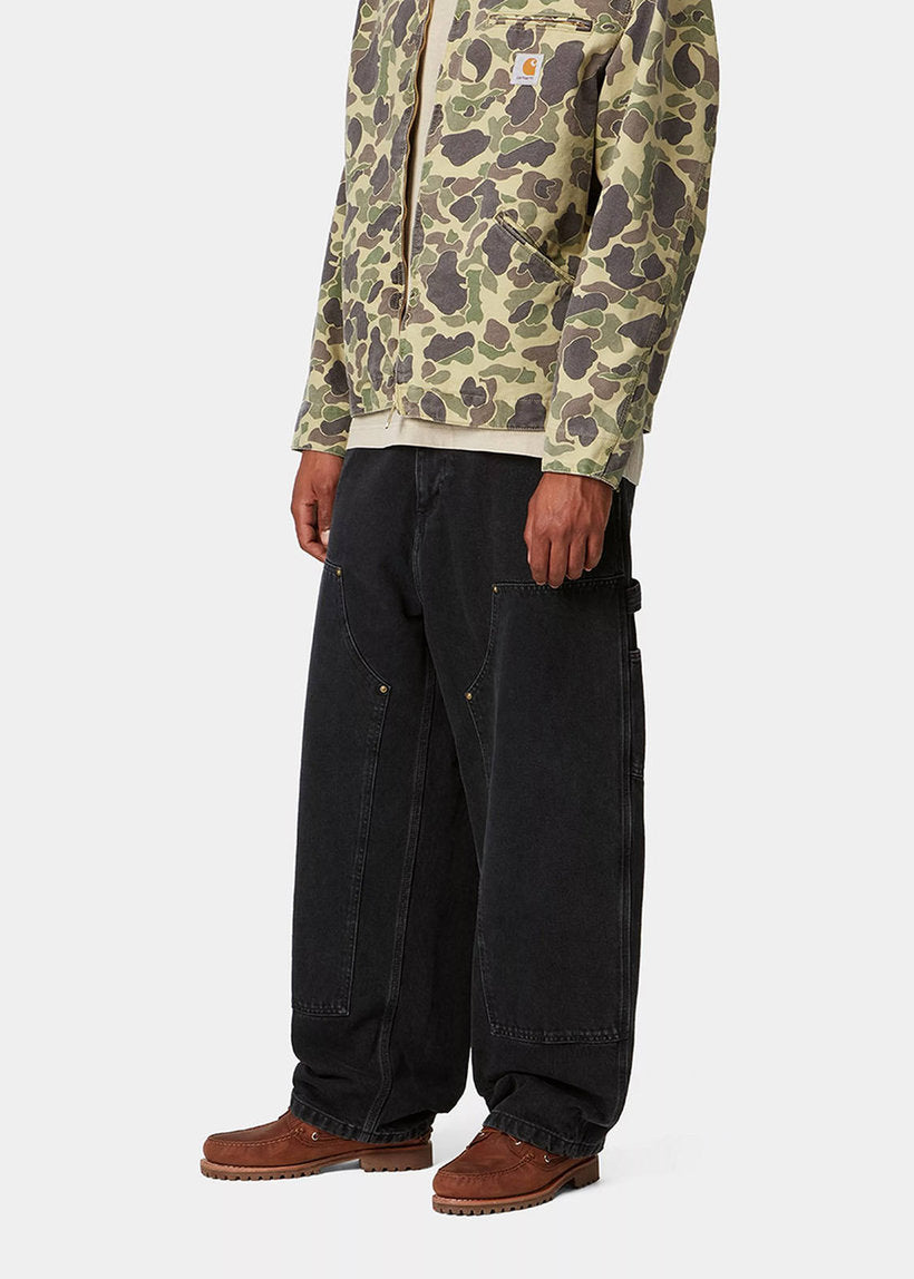 Carhartt WIP I032106 Nash Double Knee black stone washed pants