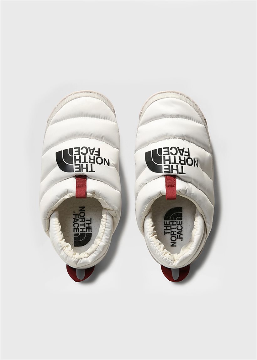 The North Face NF0A5G2BQ4C W' Nuptse gardenia white black mules