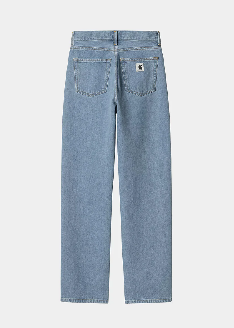 Carhartt WIP I031920 W' Noxon blue stone bleached pants