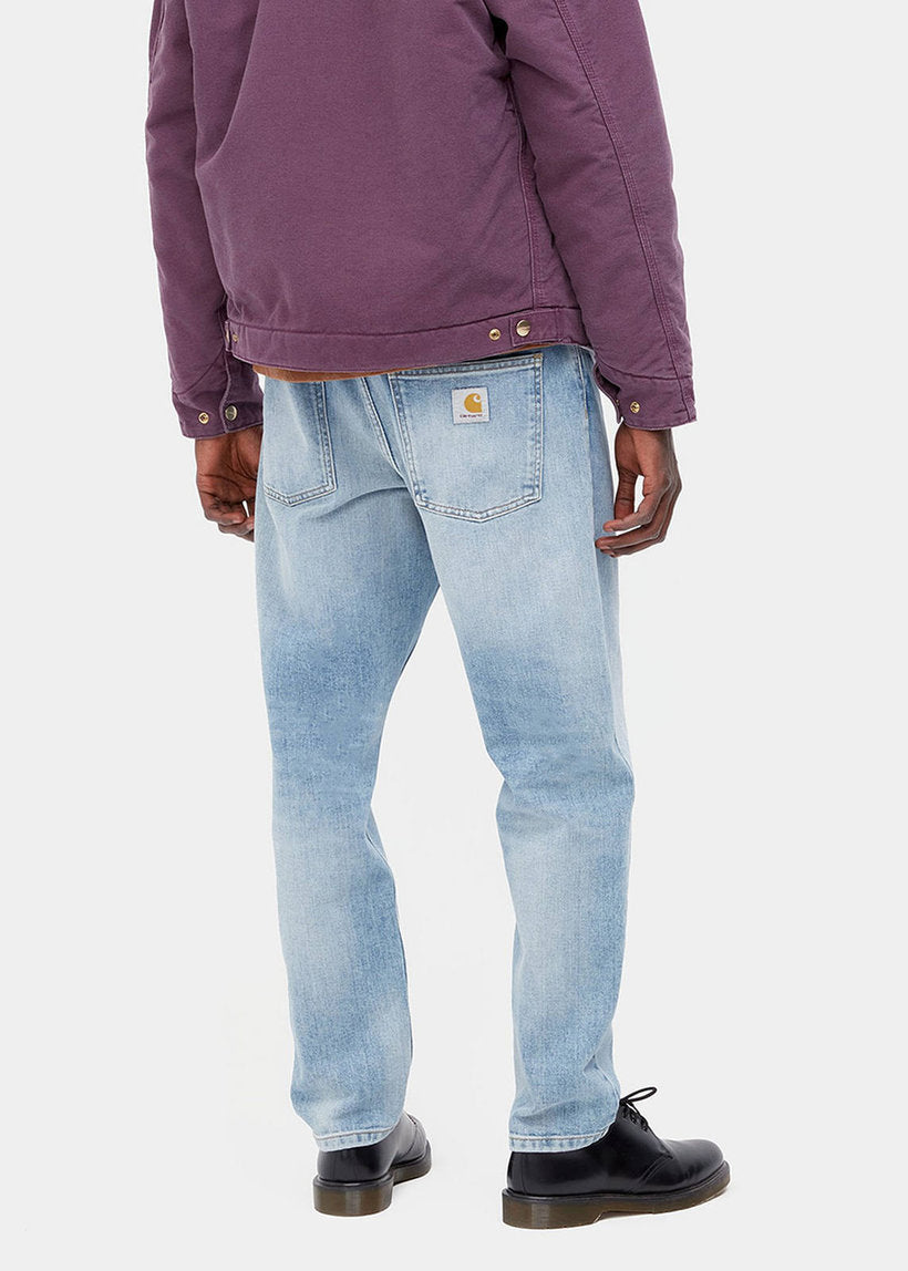 Carhartt WIP I029208 Newel blue light used wash pants