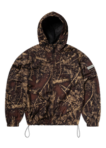 No Problemo Forest Glitch nylon jacket