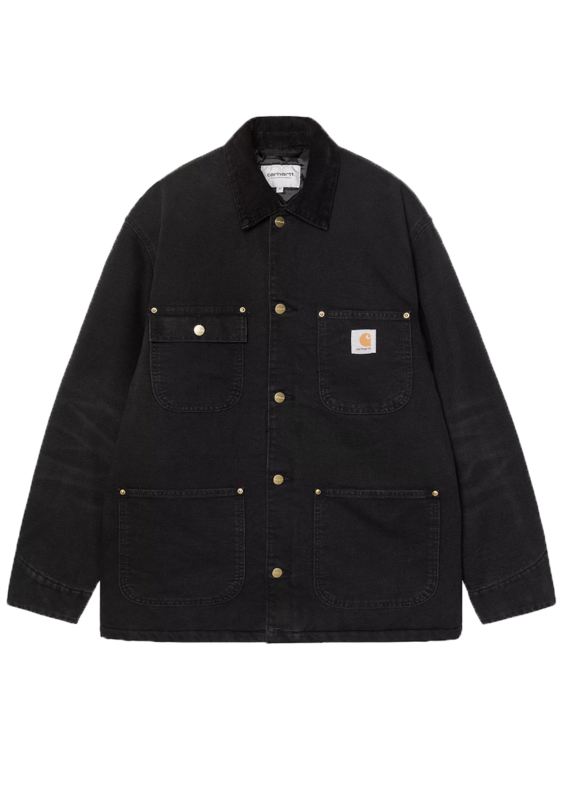 Carhartt WIP I035613 OG Chore black stone canvas coat