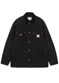 Carhartt WIP I035613 OG Chore black stone canvas coat