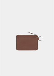 Carhartt WIP I033228 Onyx zip wallet leather cognac/black