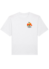 Pressure Portokali white tee